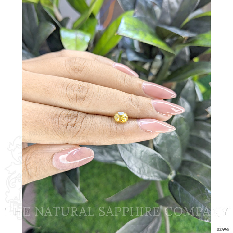 1.03 Ct. Yellow Sapphire from Ceylon (Sri Lanka)