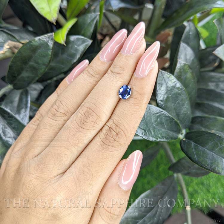 1.55 Ct. Greenish Blue Sapphire from Madagascar