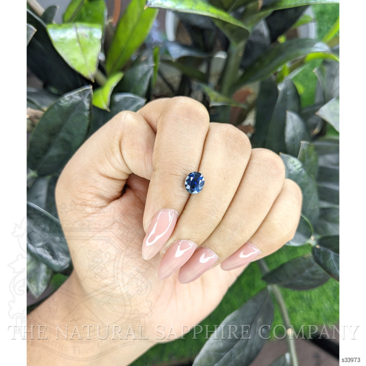 1.55 Ct. Greenish Blue Sapphire from Madagascar