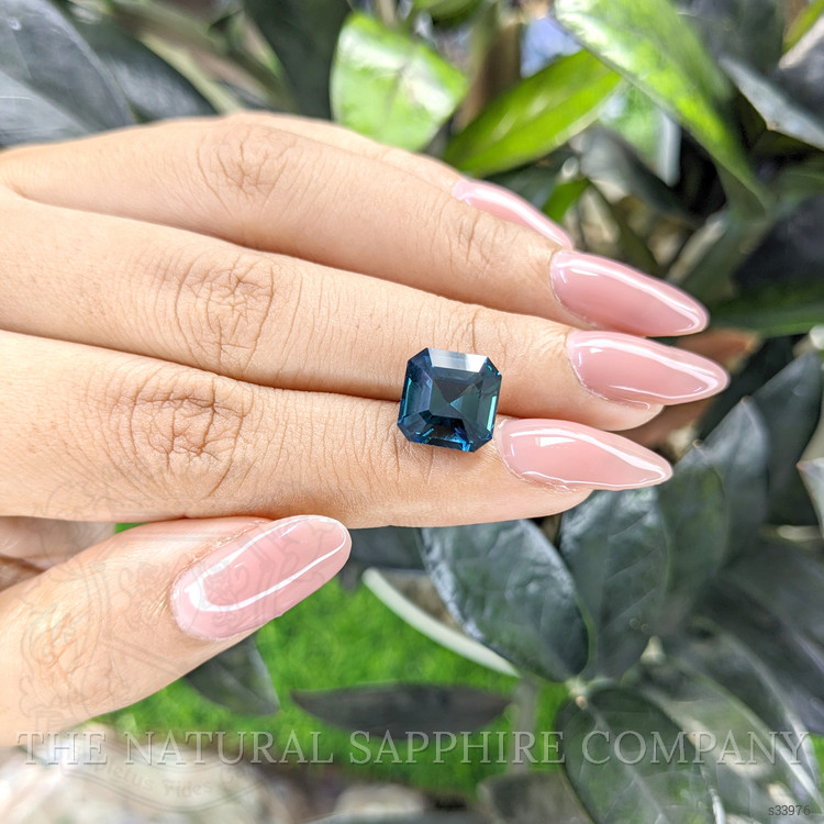 6.65 Ct. Greenish Blue Sapphire from Madagascar