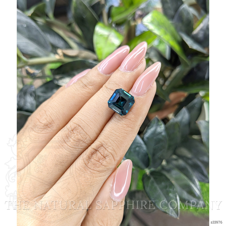 6.65 Ct. Greenish Blue Sapphire from Madagascar