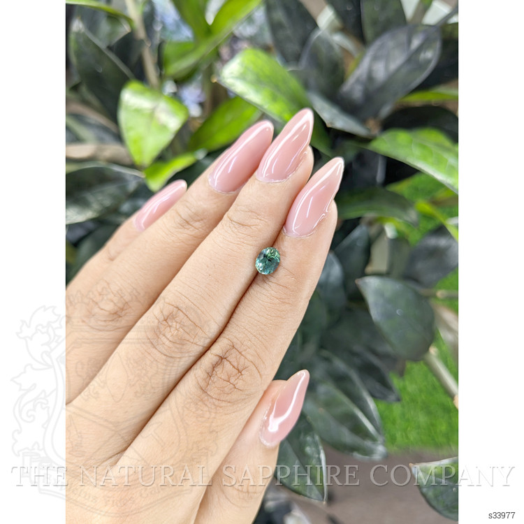 0.85 Ct. Bluish Green Sapphire from Madagascar