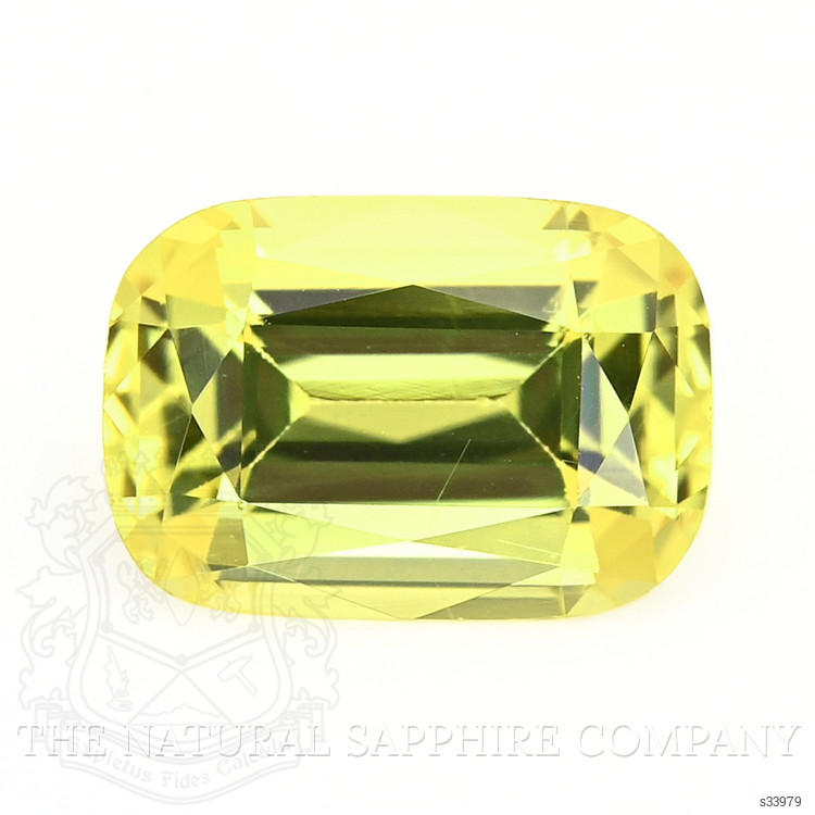 1.19 Ct. Greenish Yellow Sapphire from Ceylon (Sri Lanka)