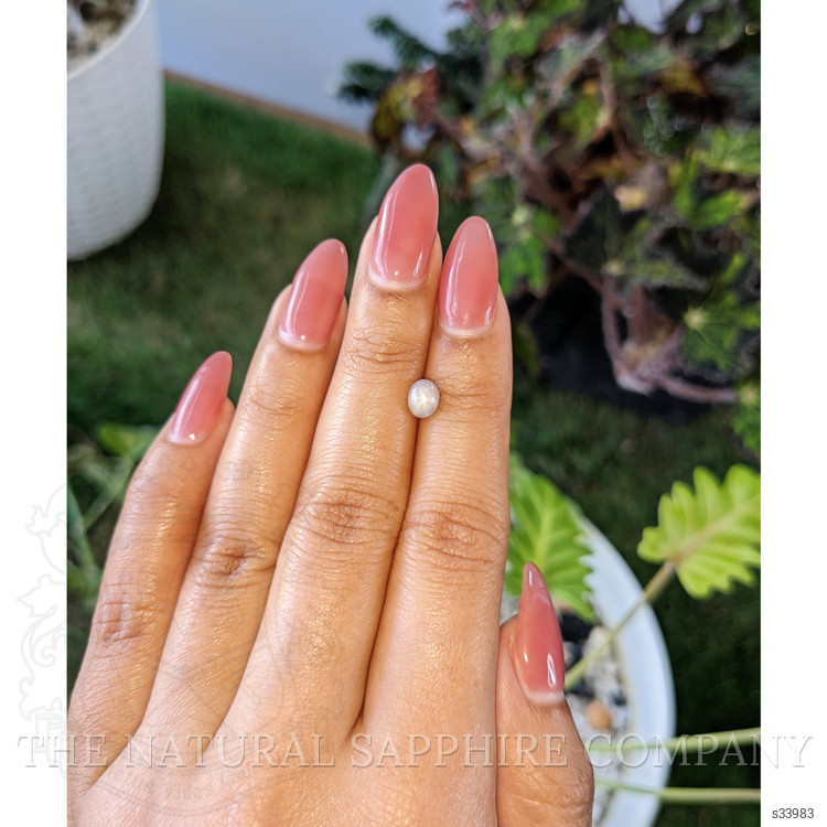 1.19 Ct. Bluish Grey Star Sapphire from Ceylon (Sri Lanka)