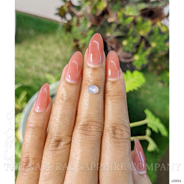 1.04 Ct. Greyish Blue Star Sapphire from Ceylon (Sri Lanka)