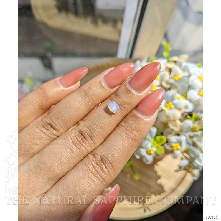 1.04 Ct. Greyish Blue Star Sapphire from Ceylon (Sri Lanka)