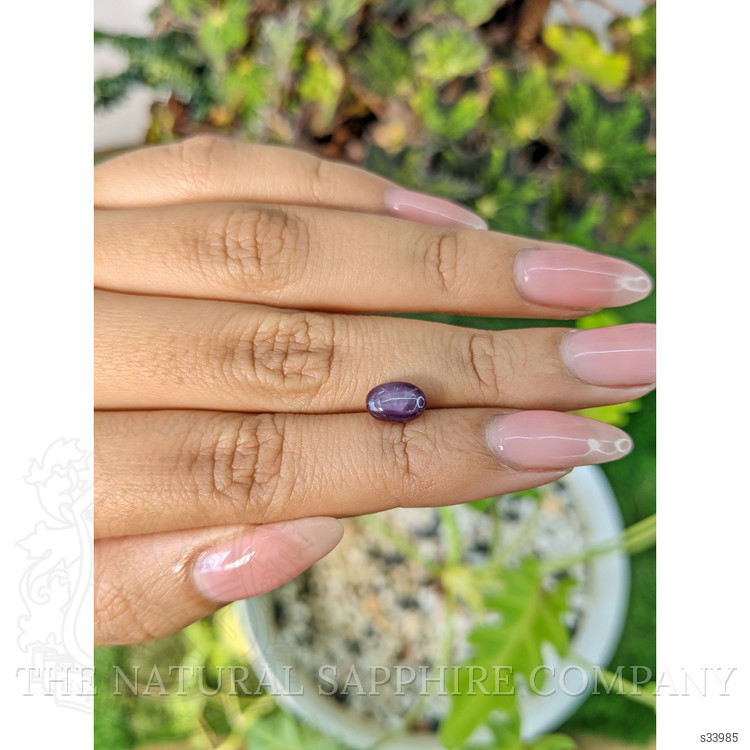 2.92 Ct. Purple Star Sapphire from Ceylon (Sri Lanka)