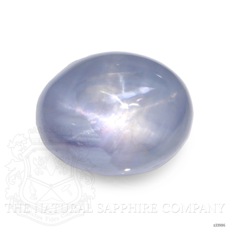 2.83 Ct. Greyish Blue Star Sapphire from Ceylon (Sri Lanka)