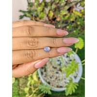 2.83 Ct. Greyish Blue Star Sapphire from Ceylon (Sri Lanka) Life Style