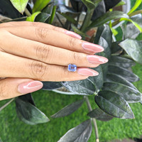 1.58 Ct. Blue Sapphire from Ceylon (Sri Lanka) Life Style