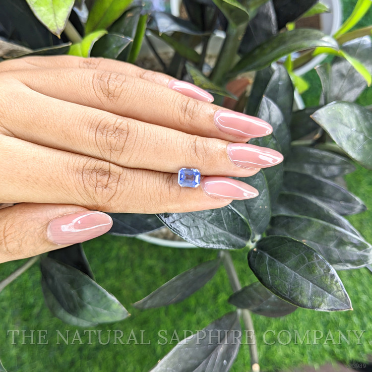 1.58 Ct. Blue Sapphire from Ceylon (Sri Lanka)