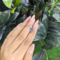 1.58 Ct. Blue Sapphire from Ceylon (Sri Lanka) Life Style