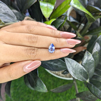 2.52 Ct. Blue Sapphire from Ceylon (Sri Lanka) Life Style