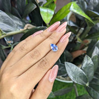 2.52 Ct. Blue Sapphire from Ceylon (Sri Lanka) Life Style