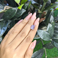 3.03 Ct. Purple Sapphire from Ceylon (Sri Lanka) Life Style