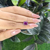 2.07 Ct. Pinkish Purple Sapphire from Ceylon (Sri Lanka) Life Style