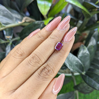 2.03 Ct. Pinkish Purple Sapphire from Ceylon (Sri Lanka) Life Style