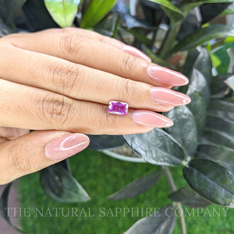 2.01 Ct. Pinkish Purple Sapphire from Ceylon (Sri Lanka)