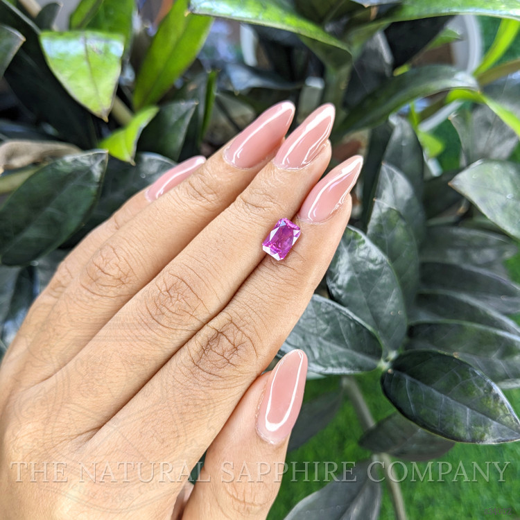 2.01 Ct. Pinkish Purple Sapphire from Ceylon (Sri Lanka)