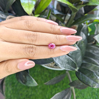 2.01 Ct. Purplish Pink Sapphire from Ceylon (Sri Lanka) Life Style
