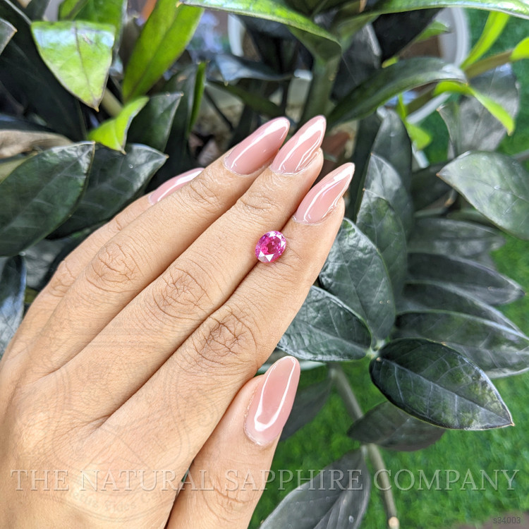 2.01 Ct. Purplish Pink Sapphire from Ceylon (Sri Lanka)