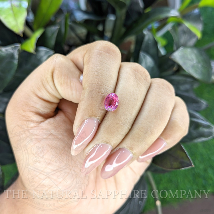 2.01 Ct. Purplish Pink Sapphire from Ceylon (Sri Lanka)