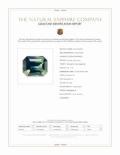 5.52 Ct. Bi Color Sapphire from Madagascar Scan Report