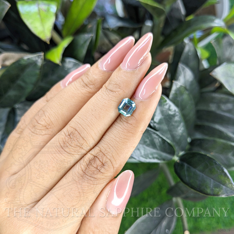 2.02 Ct. Greenish Blue Sapphire from Madagascar