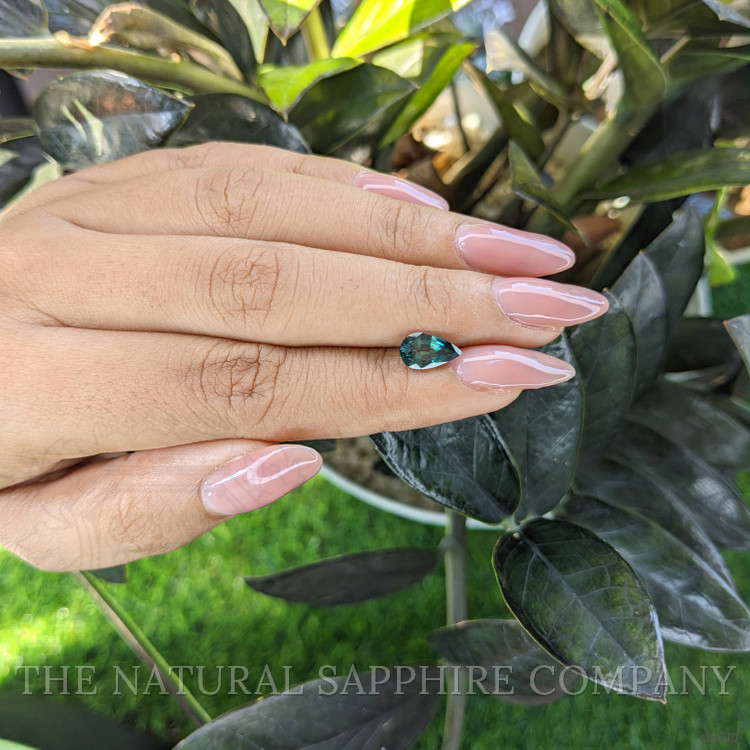 1.36 Ct. Bluish Green Sapphire from Madagascar