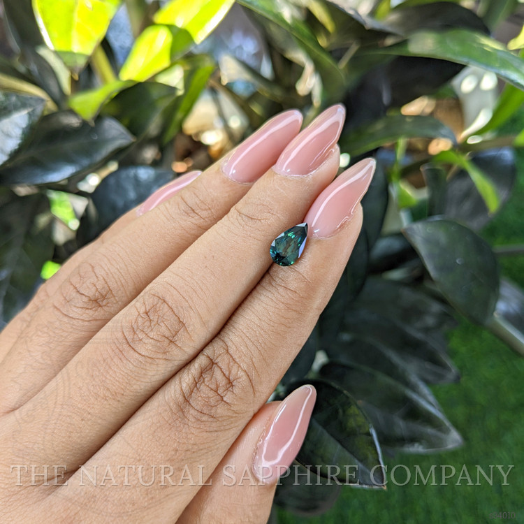 1.36 Ct. Bluish Green Sapphire from Madagascar