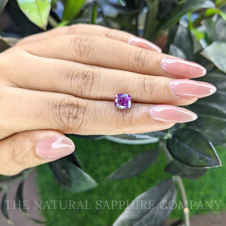 2.55 Ct. Purple Sapphire from Ceylon (Sri Lanka)