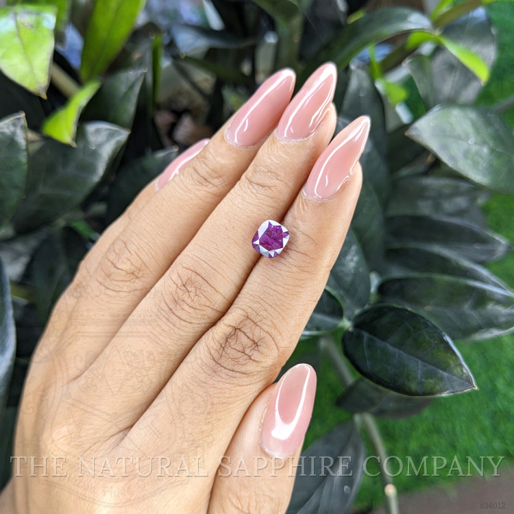2.55 Ct. Purple Sapphire from Ceylon (Sri Lanka)