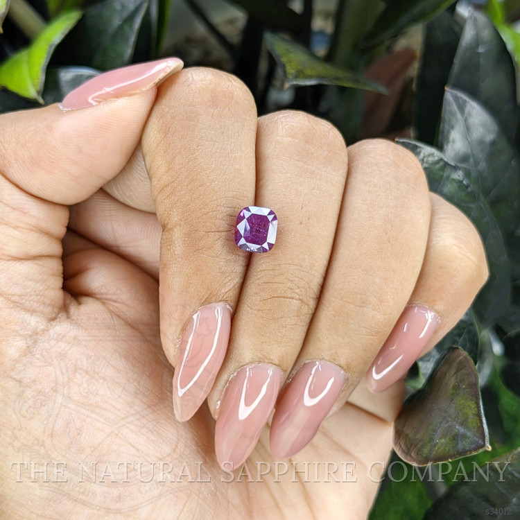 2.55 Ct. Purple Sapphire from Ceylon (Sri Lanka)