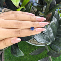 1.12 Ct. Blue Sapphire from Ceylon (Sri Lanka) Life Style