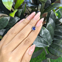 1.12 Ct. Blue Sapphire from Ceylon (Sri Lanka) Life Style