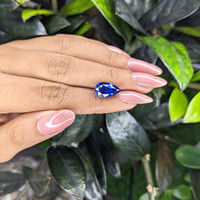 5.06 Ct. Blue Sapphire from Ceylon (Sri Lanka) Life Style