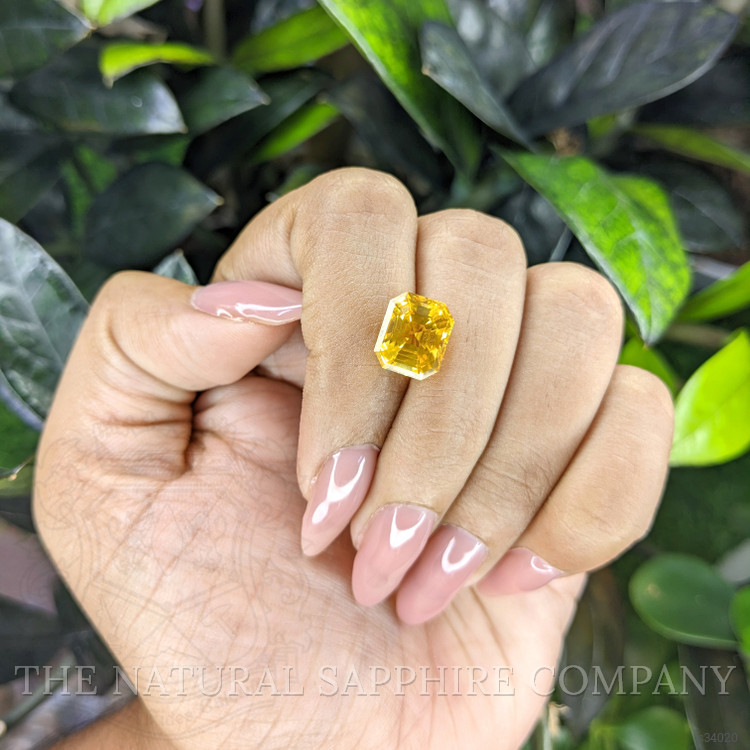 6.06 Ct. Yellow Sapphire from Ceylon (Sri Lanka)