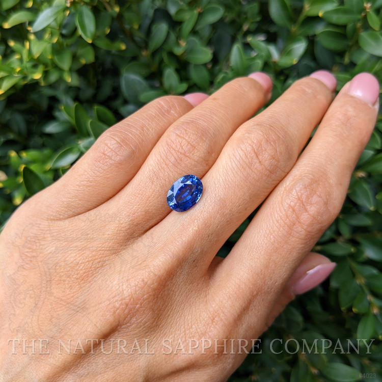 3.26 Ct. Blue Sapphire from Ceylon (Sri Lanka)