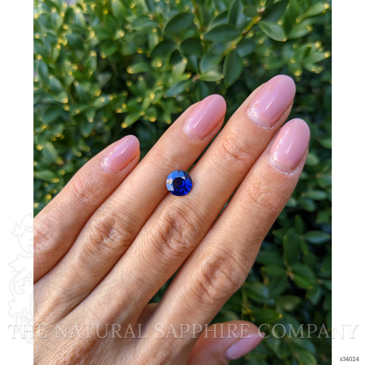 1.64 Ct. Blue Sapphire from Ceylon (Sri Lanka)