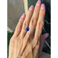 1.64 Ct. Blue Sapphire from Ceylon (Sri Lanka) Life Style
