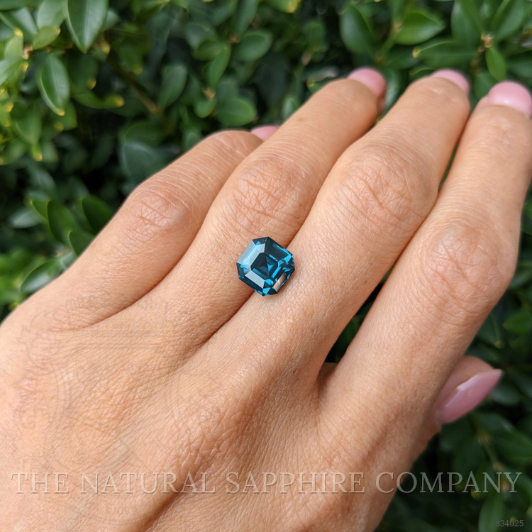 3.62 Ct. Bluish Green Sapphire from Madagascar