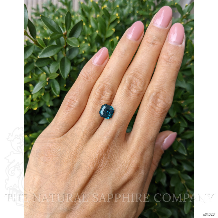 3.62 Ct. Bluish Green Sapphire from Madagascar