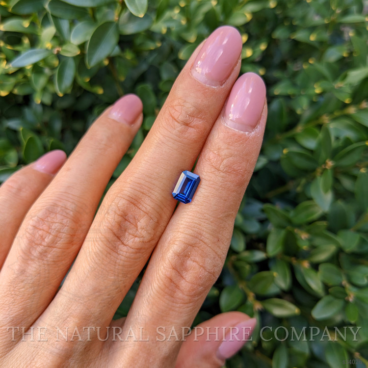 1.27 Ct. Blue Sapphire from Ceylon (Sri Lanka)