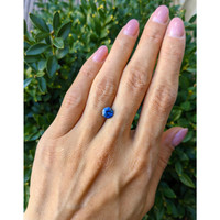 1.53 Ct. Blue Sapphire from Ceylon (Sri Lanka) Life Style