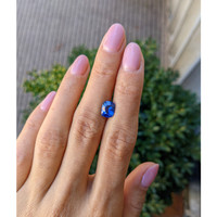 2.13 Ct. Blue Sapphire from Ceylon (Sri Lanka) Life Style