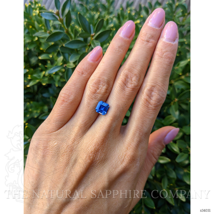 2.21 Ct. Blue Sapphire from Ceylon (Sri Lanka)