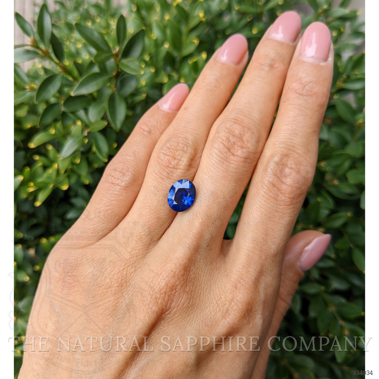 3.61 Ct. Blue Sapphire from Ceylon (Sri Lanka)