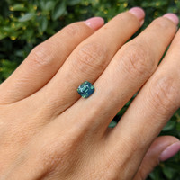 1.57 Ct. Green Sapphire from Madagascar Life Style