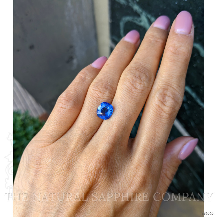 3.40 Ct. Blue Sapphire from Ceylon (Sri Lanka)