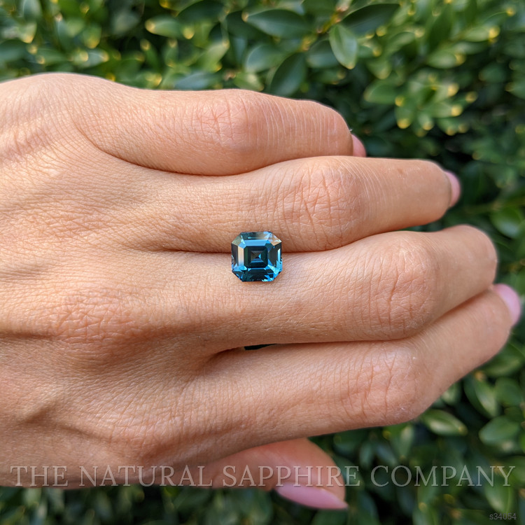 3.15 Ct. Greenish Blue Sapphire from Madagascar